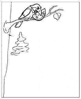 Рисунок к басне Крылова