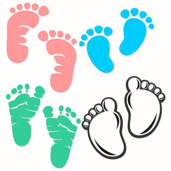 Отпечатки детских ног