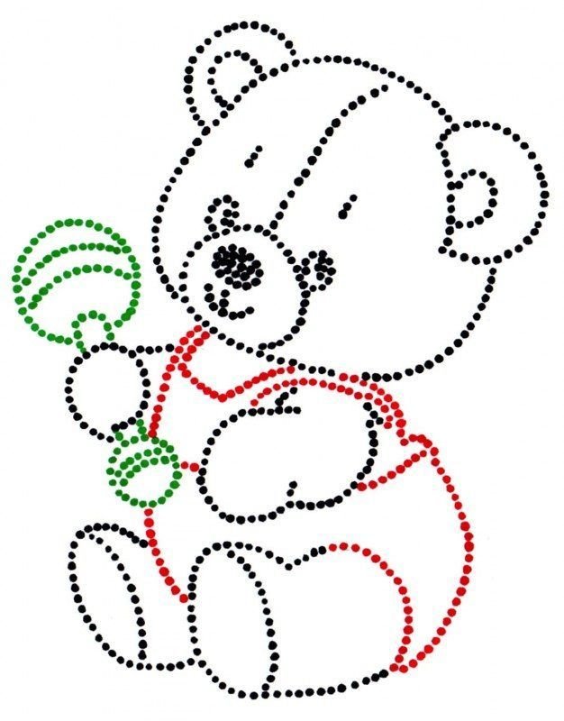 Контуры для вышивки детям