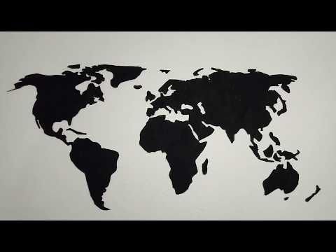 Очертания материков