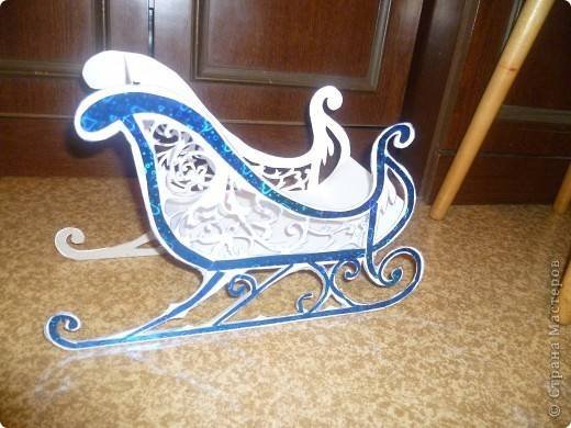 Поделка сказочные сани
