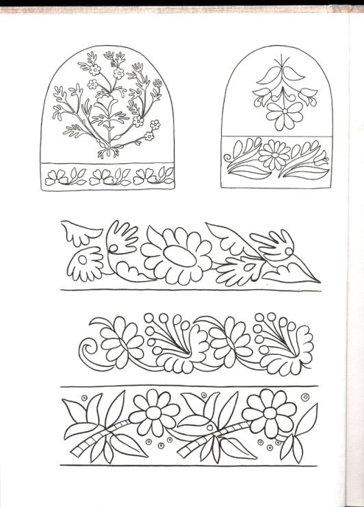 Татарский орнамент калфак