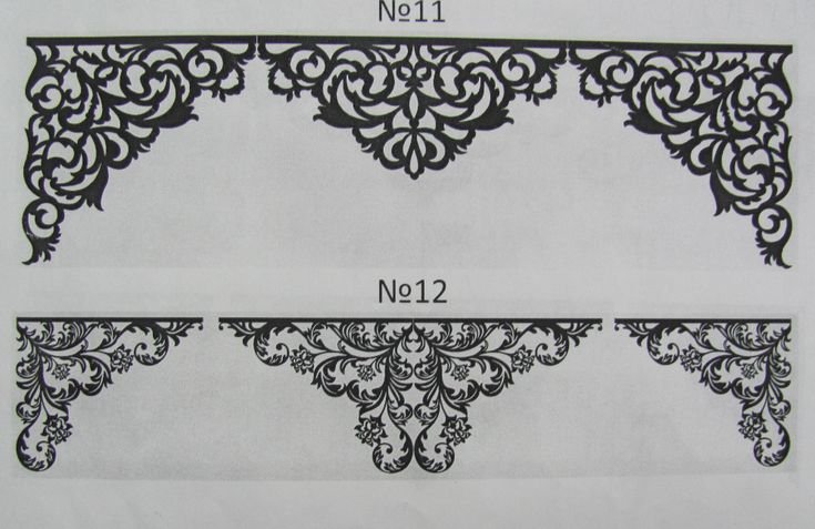 Орнамент ламбрекен