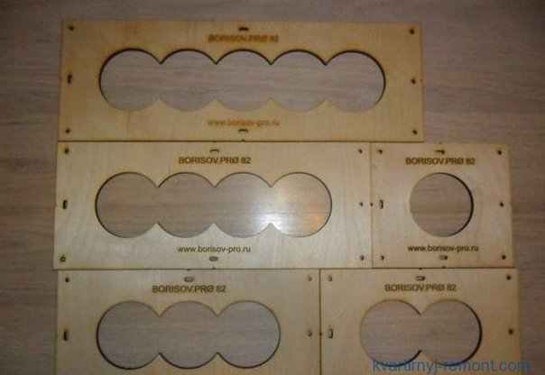 Шаблон для сверления подрозетников 68 мм