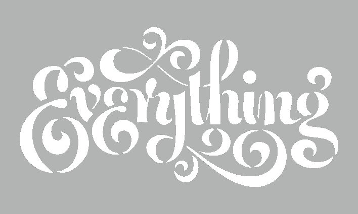 Надпись на ящике трафарет