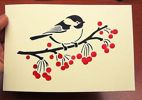 Вытынанка Снегирь