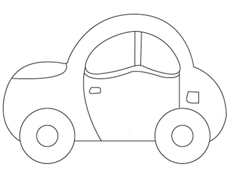 Аппликации для детей машинки