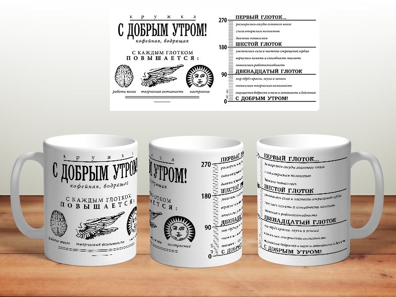 Макеты для печати на кружках