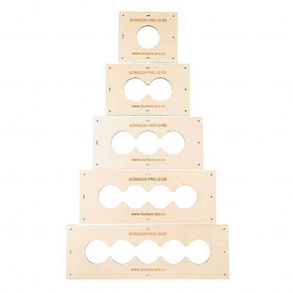 Шаблон для сверления подрозетников 68 мм
