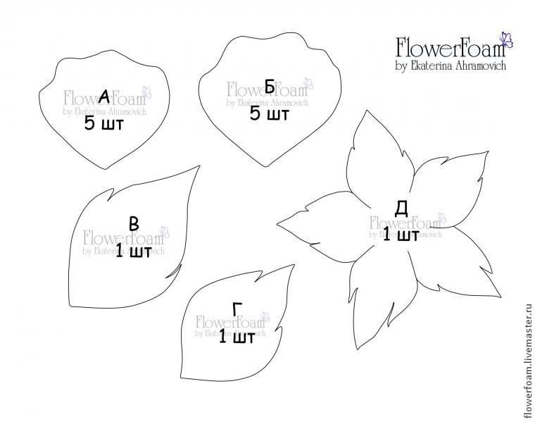 Пион из фоамирана |Цветок из фоамирана мастер класс » Детский журнал для мам InternalVM