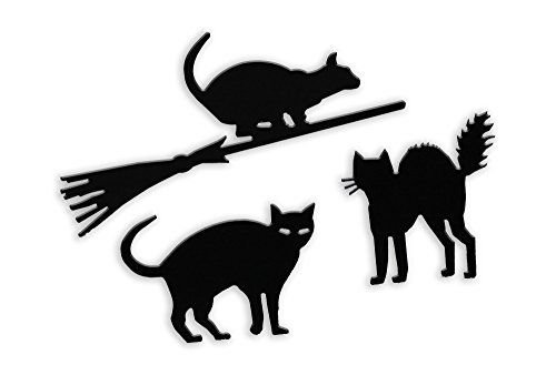 Трафарет кошек для Хэллоуина
