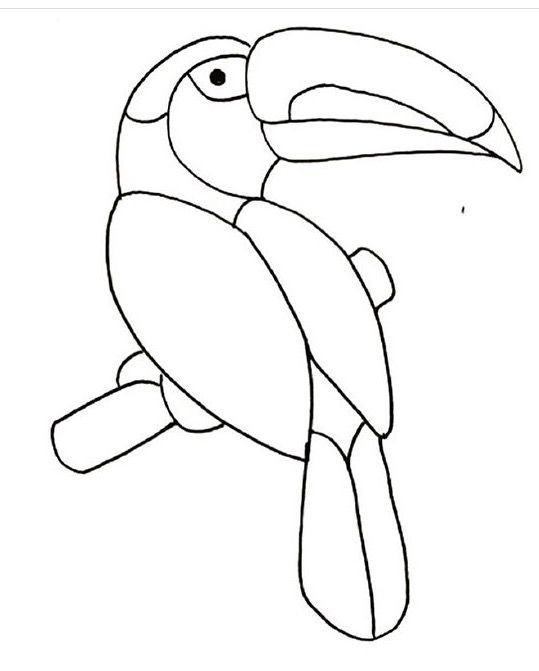 Тукан эскиз