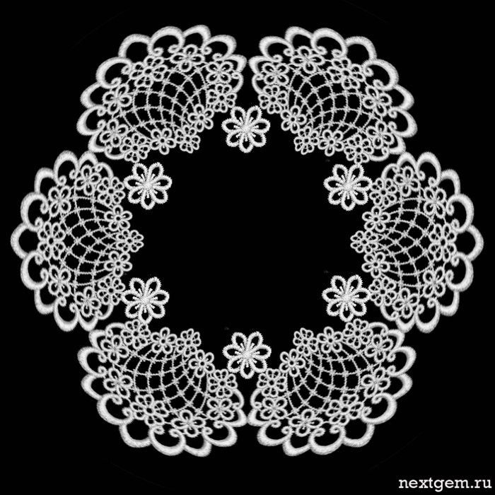 Нарисованное кружево