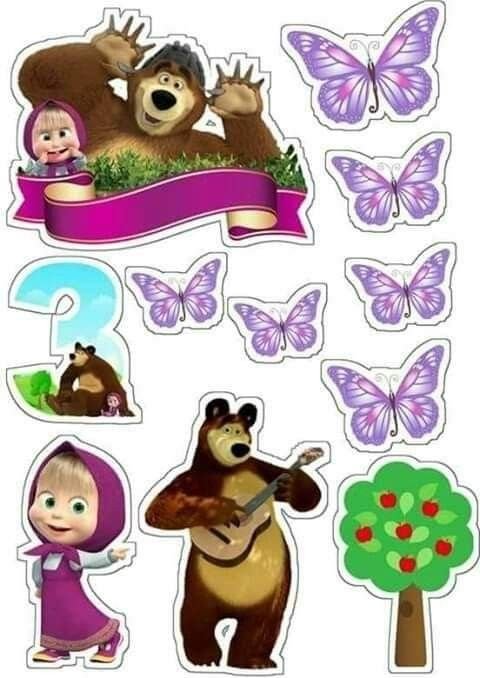 Маша имелвкдь сахарная печать