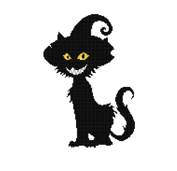 Трафарет кошки