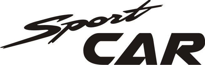 Спортивные надписи на авто