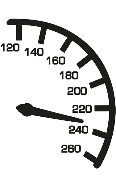 Шкала спидометра