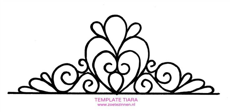 Джутовая филигрань корона