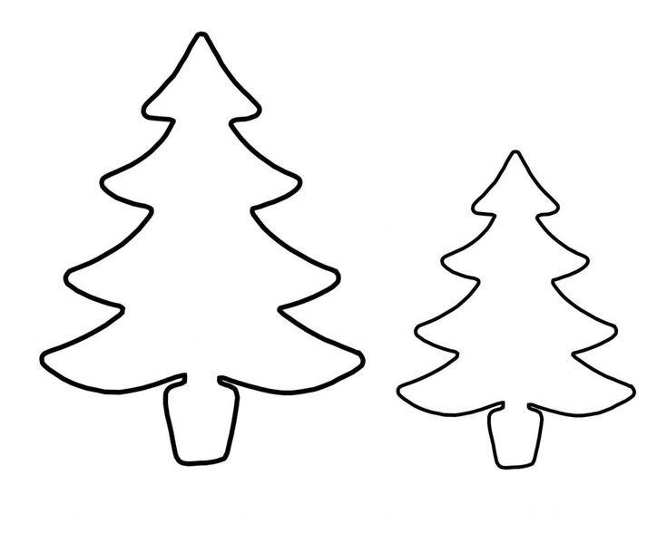 Шаблон елки