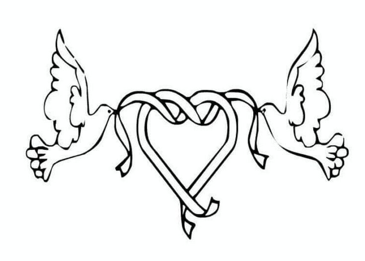 Свадебные раскраски