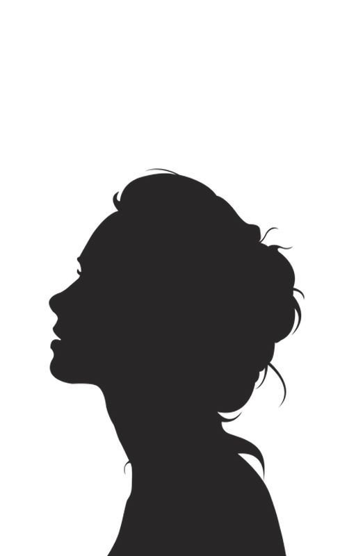Силуэт женской головы