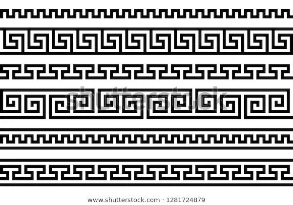 Орнамент древней Греции Меандр