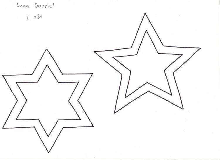 Трафарет Звёздочки