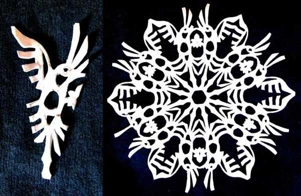 Ажурные снежинки