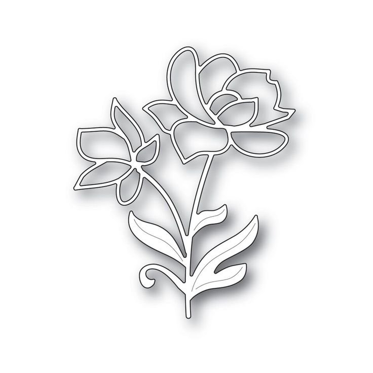 Трафарет "цветы"