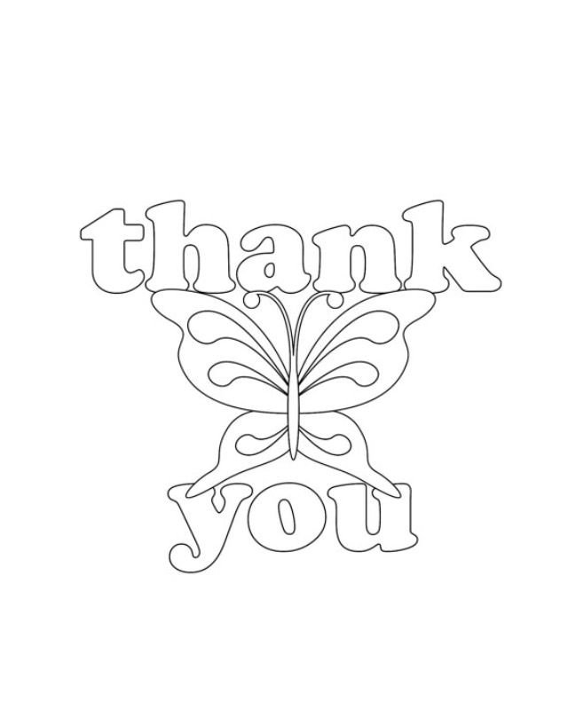 День спасибо раскраски для детей