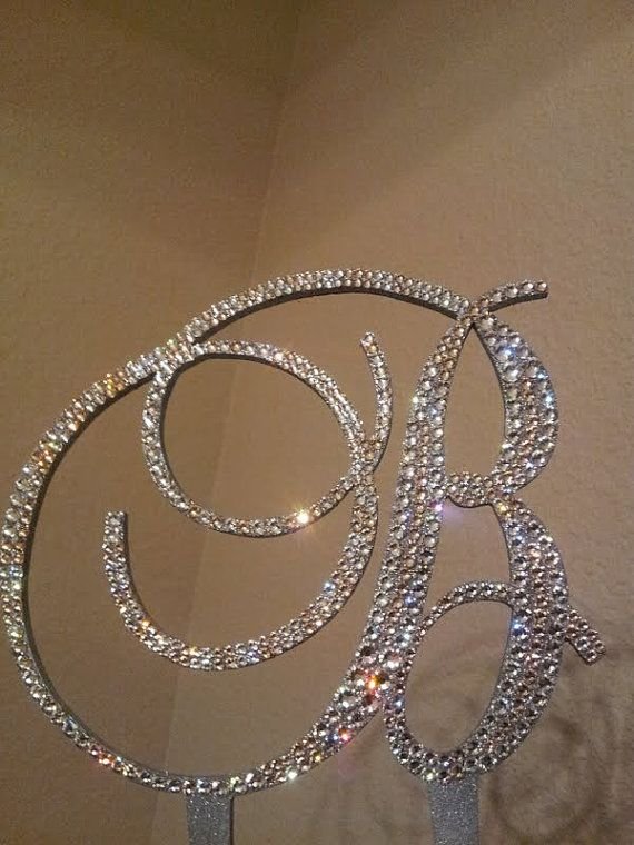 Буквы стразами