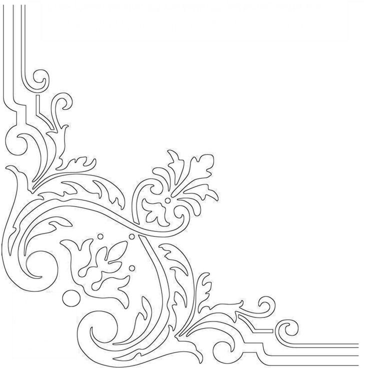 Узор уголок