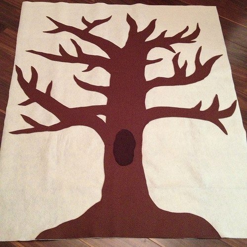 Дерево из фетра