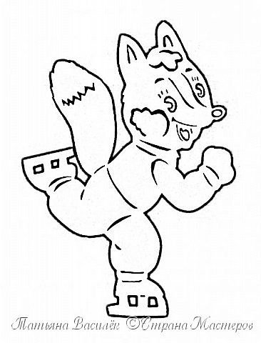 Вытынанки на окна Колобок