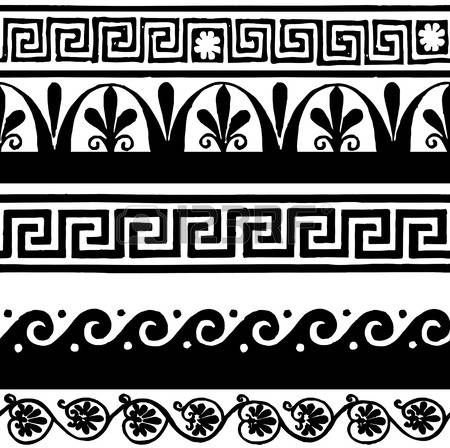 Пальметта орнамент древней Греции