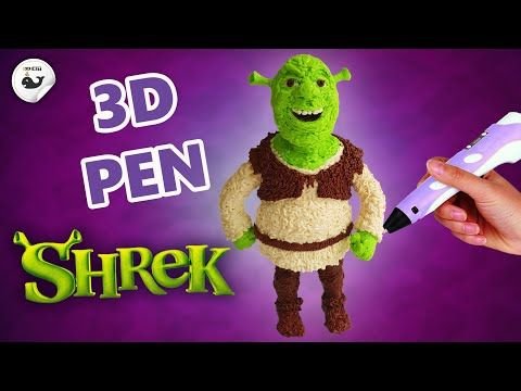Шрек 3д ручкой