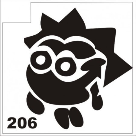 Трафарет для блеск-тату