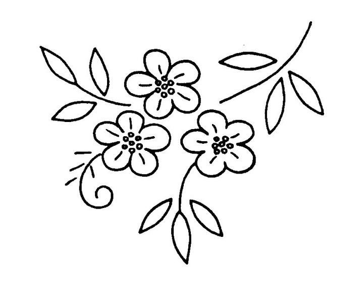 Трафарет "цветы"