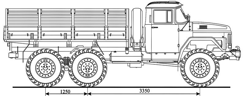 Колесная база ЗИЛ 131