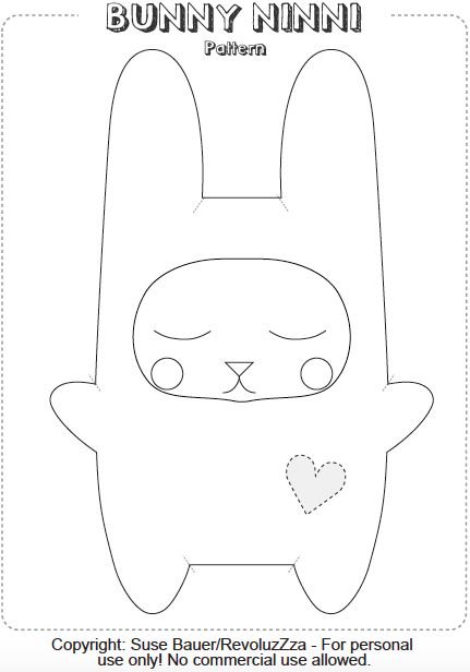 Трафареты для шитья мягких игрушек из ткани