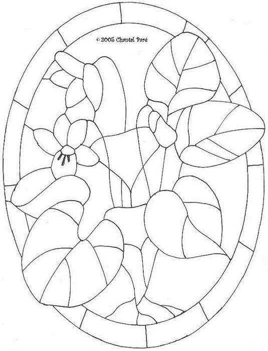 Витраж рисунок