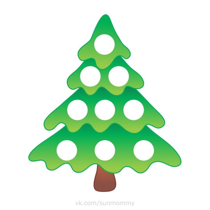 Пластилиновые заплатки елка