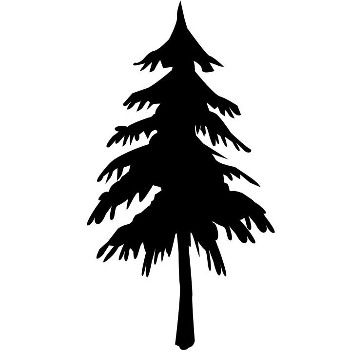 Елка силуэт