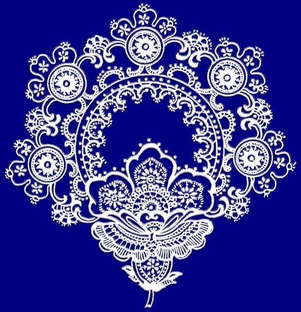 Точечная роспись орнамент