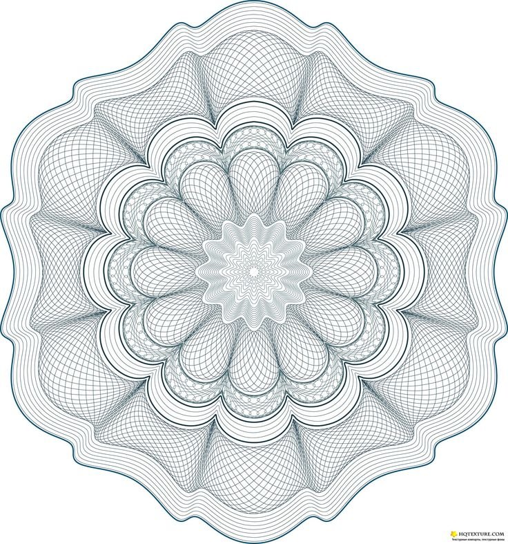 Защитная сетка гильош вектор зеленая