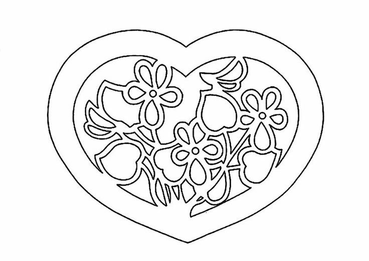 Шаблон открытки для вырезания