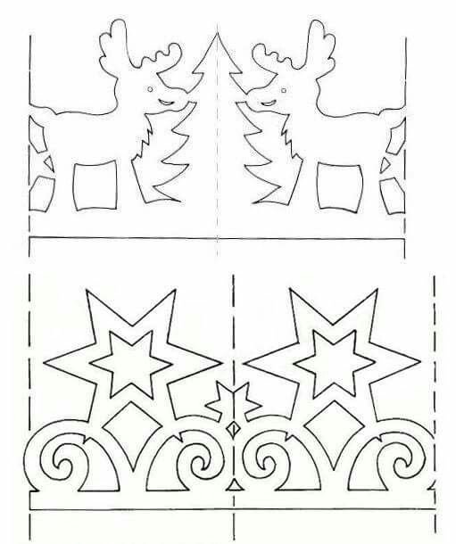 Гирлянда из бумаги вырезать