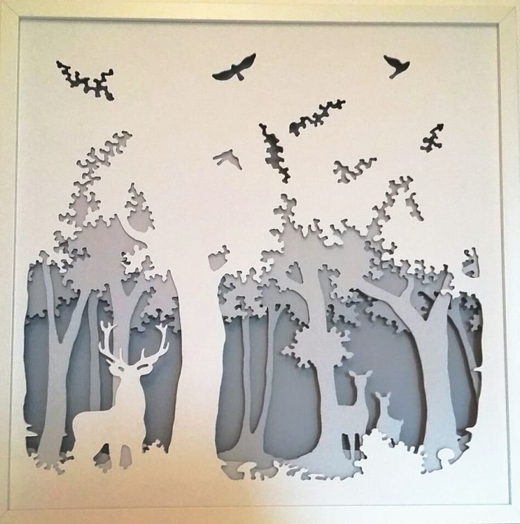 Объемное вырезание из бумаги