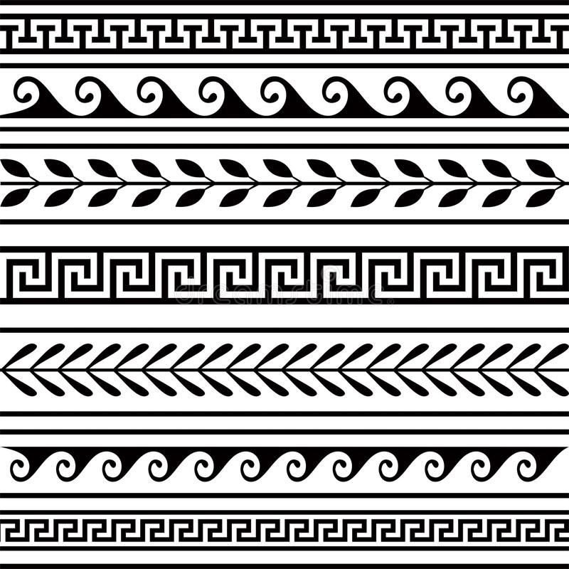 Орнамент древней Греции Меандр