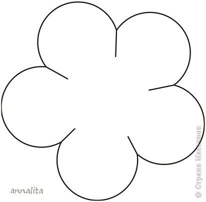 Цветок шаблон